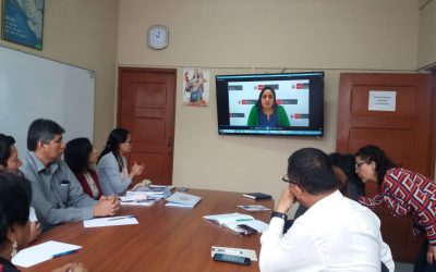 Visita de funcionarios del MINEDU