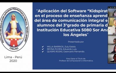 Primera Sustentación en la Modalidad Virtual