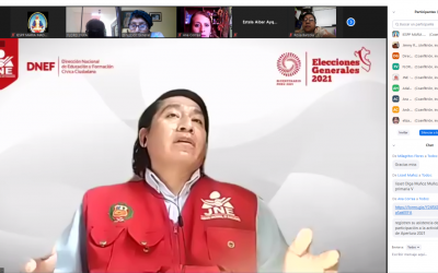 Charla del Jurado Nacional de Elecciones (JNE)