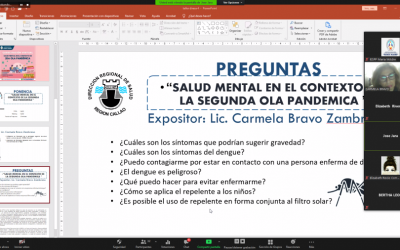 Capacitación Virtual – Salud mental en el contexto de la segunda ola pandémica