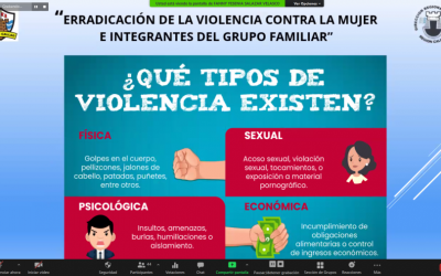CAPACITACIÓN VIRTUAL – DERECHOS HUMANOS “ERRADICACIÓN DE LA VIOLENCIA CONTRA LA MUJER E INTEGRANTES DEL GRUPO FAMILIAR