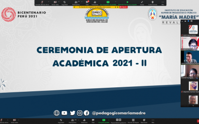 CEREMONIA DE APERTURA ACADÉMICA 2021 – II