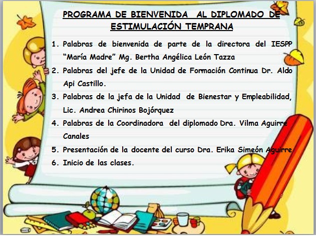 Inicio del Diplomado de Estimulación Temprana